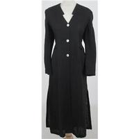 Size: 12 Black linen long jacket