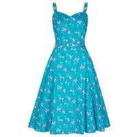 Simona Flamingo Swing Dress - Size: Size 12