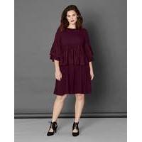 Simply Be Lace Ruffle Dress
