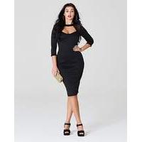 simply be by night sweetheart neck dress