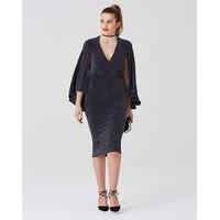 simply be by night cape midi dress