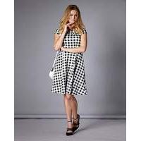 Simply Be Gingham Check Skater Dress