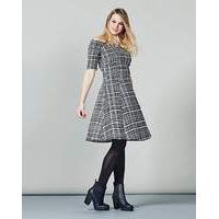 simply be grid check scuba dress