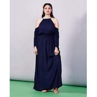 Simply Be Cold Shoulder Maxi Dress