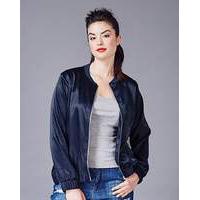 Simply Be Satin Bomber Jacket