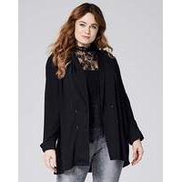 Simply Be Black Tuxedo Jacket