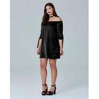 Simply Be Tie Sleeve Bardot Dress