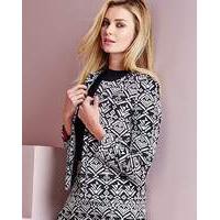 Simply Be Jacquard Boxy Jacket