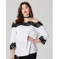 Simply Be Off The Shoulder Blouse