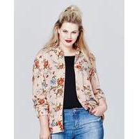 simply be floral print bomber jacket