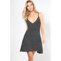 Sidney V Neck Polka Dot Skater Dress