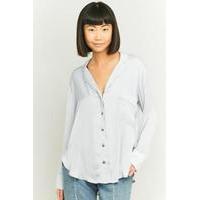 silence noise beckett button down shirt silver