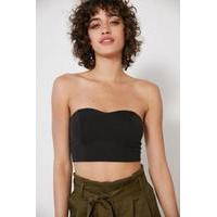 Silence + Noise Karissa Strapless Top, BLACK