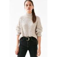 Silence + Noise Easton Turtleneck Jumper, IVORY