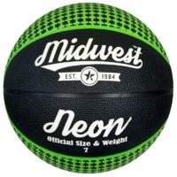 Size 6 Black Green Midwest Neon Basketball