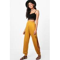 Side Split Jersey Hareems - mustard