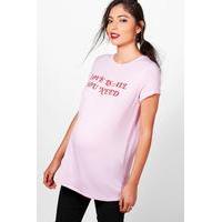 Siobhan Love Is All You Need Slogan T-Shirt - pink