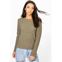 Siah Chunky Knit Jumper - khaki