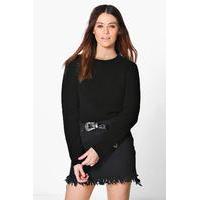 Siah Chunky Knit Jumper - black