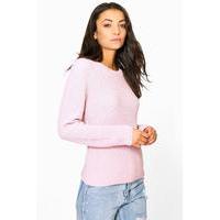 Siah Chunky Knit Jumper - blush