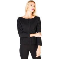 silvian heach pga16178cd black womens cardigans in black