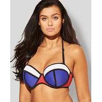 Simply Yours Colour Block Bikini Top