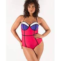 Simply Yours Colour Block Swimsuit