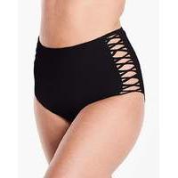 simply yours tie detail high waist brief