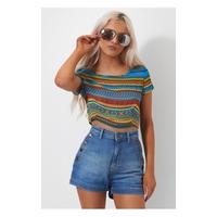 Sia Aztec Crop Top