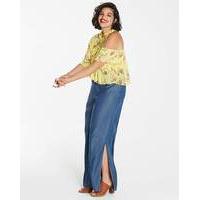 Simply Be Side Split Tencel Trousers