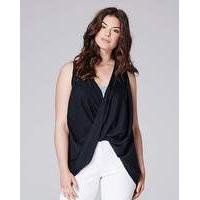 simply be twist front vest