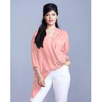 Simply Be Asymmetric Wrap Blouse