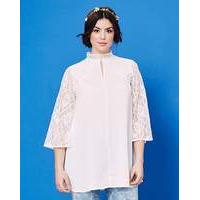 Simply Be Lace Insert Blouse