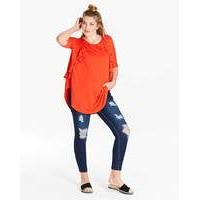 Simply Be Ruffle Oversize Top