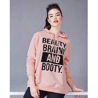 Simply Be Slogan Hoodie