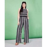 Simply Be Stripe Jumpsuit