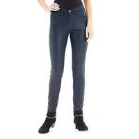 Simply Be Lana Wet Look Jeans Reg