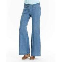 Simply Be Pixie Wide Leg Jeans Long