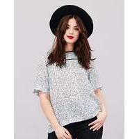 simply be ditsy print woven top