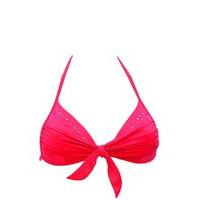 Silvstedt by Marie Meili Fushia Triangle woman swimsuit Very Victoria Top Ibiza