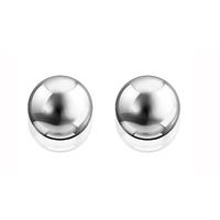 Silver Ball Stud Earrings - Buy 1, 2 or 3 Pairs