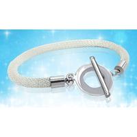 Silver Plated Toggle Bracelet