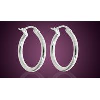 Silver Plated French-Lock Hoops