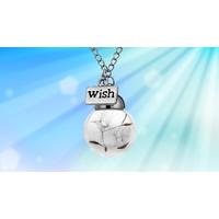 Silver Plated \'Make a Wish\' Necklace