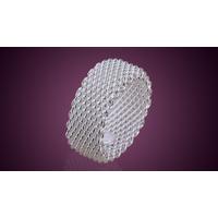 Silver Sterling Plated Woven Mesh Ring