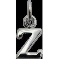 Silver Alphabet Charms - Letter z