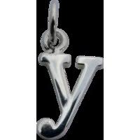 Silver Alphabet Charms - Letter y