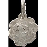 silver rose charm