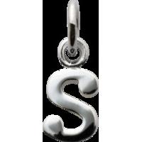 Silver Alphabet Charms - Letter s