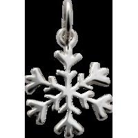 Silver Snowflake Charm